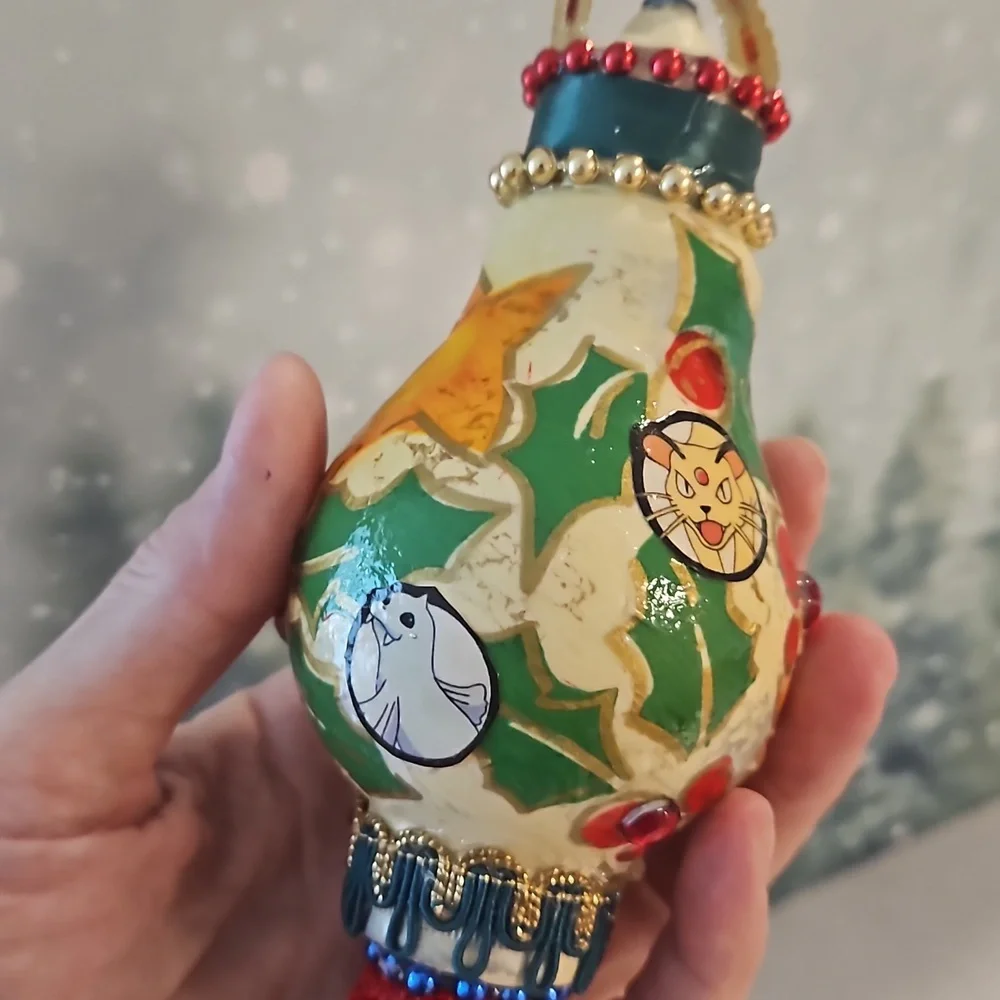 Original 151 Pokémon SET #1 handcrafted decoupaged Christmas Holiday  ornament